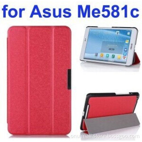 3 Folding Ultra Thin Flip Leather Tablet Case for Asus MeMO Pad 8 ME581C